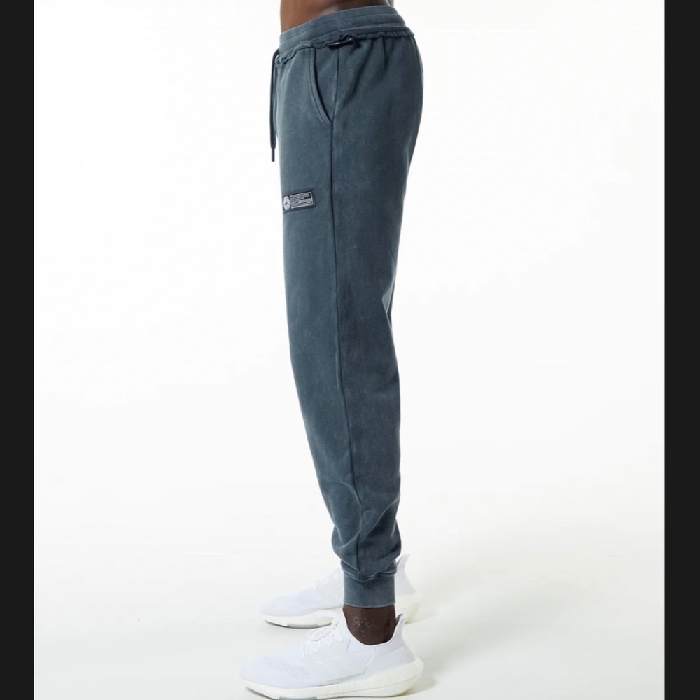 Men’s Terry oversized Jogger- Blue Topaz